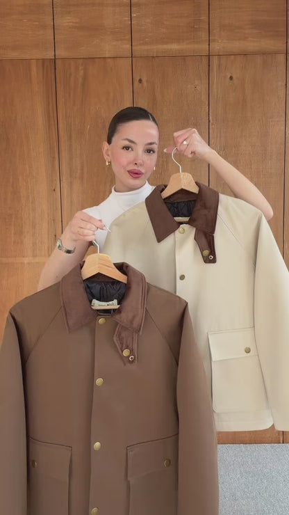 Barbour Kapitone Dolgulu Ceket KAHVE